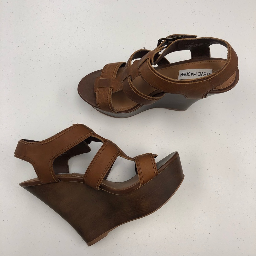Steve Madden Wanting heel brown size 9.5